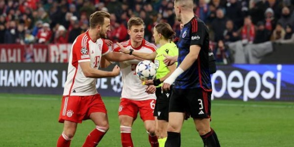 PP电子-拜仁在安联的第100场欧战：凯恩“坐牢”，女裁判抢戏